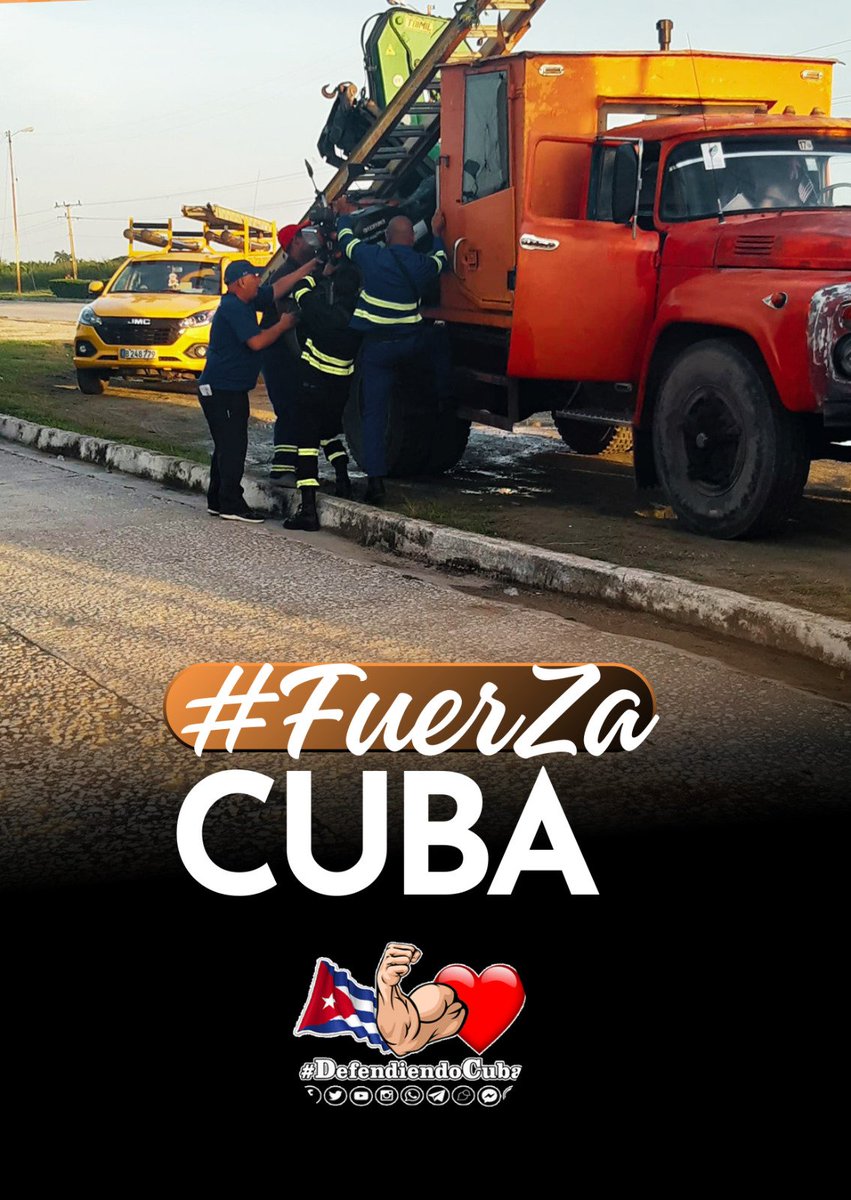 Las labores de recuperación no se detienen. #FuerzaCuba, unidos enfrentaremos la adversidad y saldremos adelante una vez más.
#DefendiendoCuba🇨🇺💪❤️