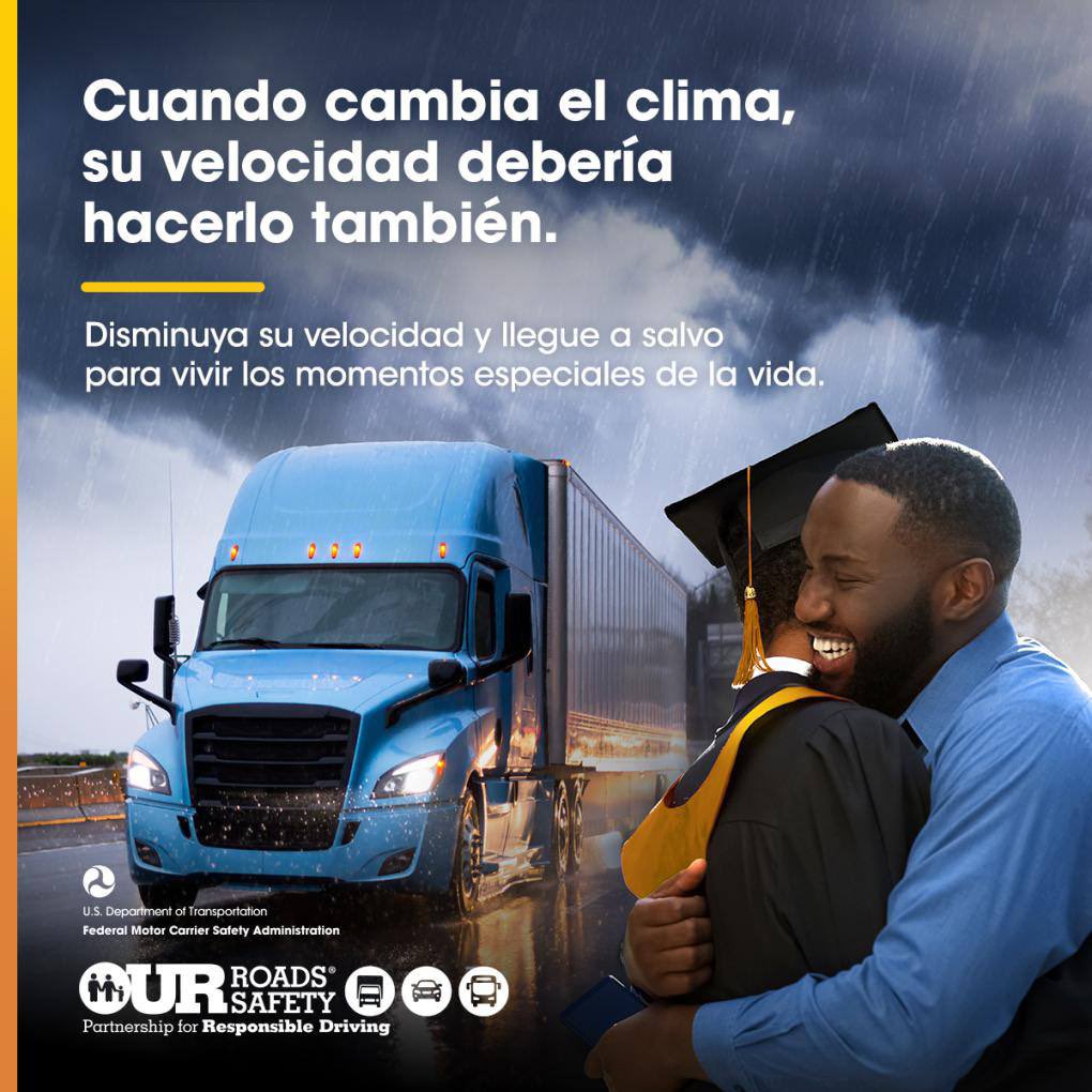 #NTSPInforma 
#VehículosComerciales

🔛 Pasos claves que te permitirán tener límites de seguridad seguros. 

🚦 Conduce bajo el límite de velocidad. Esto incrementa la seguridad y salva vidas.