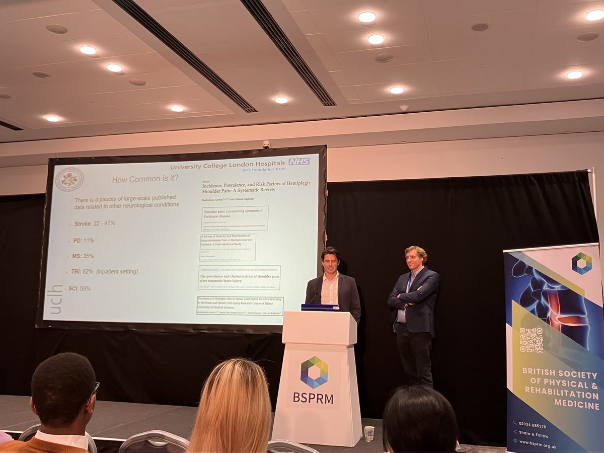Bex Walters (@bexwalters89) on Twitter photo Looking forward to listening to these two experts talk about the neurological shoulder <a href="/BBeare123/">Ben Beare</a> <a href="/WillGoodi/">Will Goodison</a> <a href="/BSPRM_UK/">British Society of Physical & Rehab Medicine</a>
#BSPRM Looking forward to listening to these two experts talk about the neurological shoulder <a href="/BBeare123/">Ben Beare</a> <a href="/WillGoodi/">Will Goodison</a> <a href="/BSPRM_UK/">British Society of Physical & Rehab Medicine</a>
#BSPRM