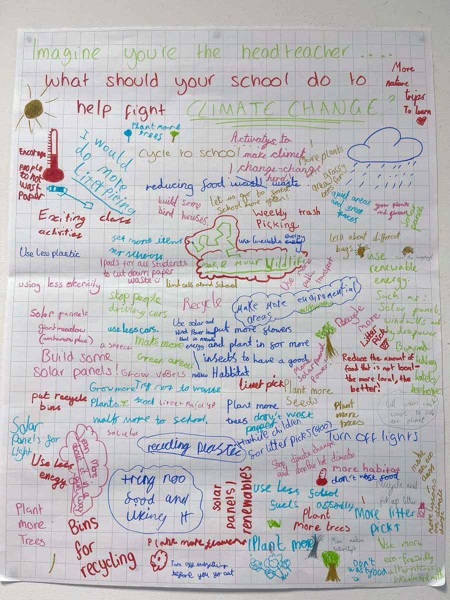 Hundreds of students took on the role of their headteacher at <a href="/NewcastleCC/">Newcastle City Council</a> #NetZeroHeroes event and suggested lots of ways that their school could help fight #climatechange 🌲☀️🌡️

#ClimateAmbassadors