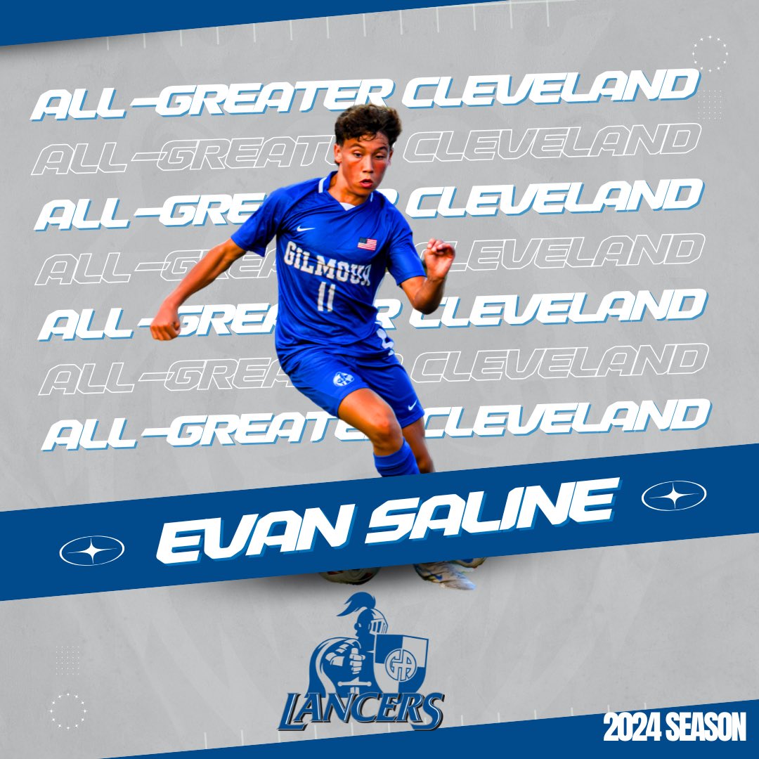 GALancerAD's tweet photo. Congratulations to the members of Lancer Boys Soccer who received All-Greater Cleveland accolades for their efforts throughout the 2024 season: 

Brady Benisek ‘25 
Carter Richmond ‘25 
JJ Cistone ‘26 
Evan Saline ‘26 

#GoGA https://t.co/8ghkUrepi4