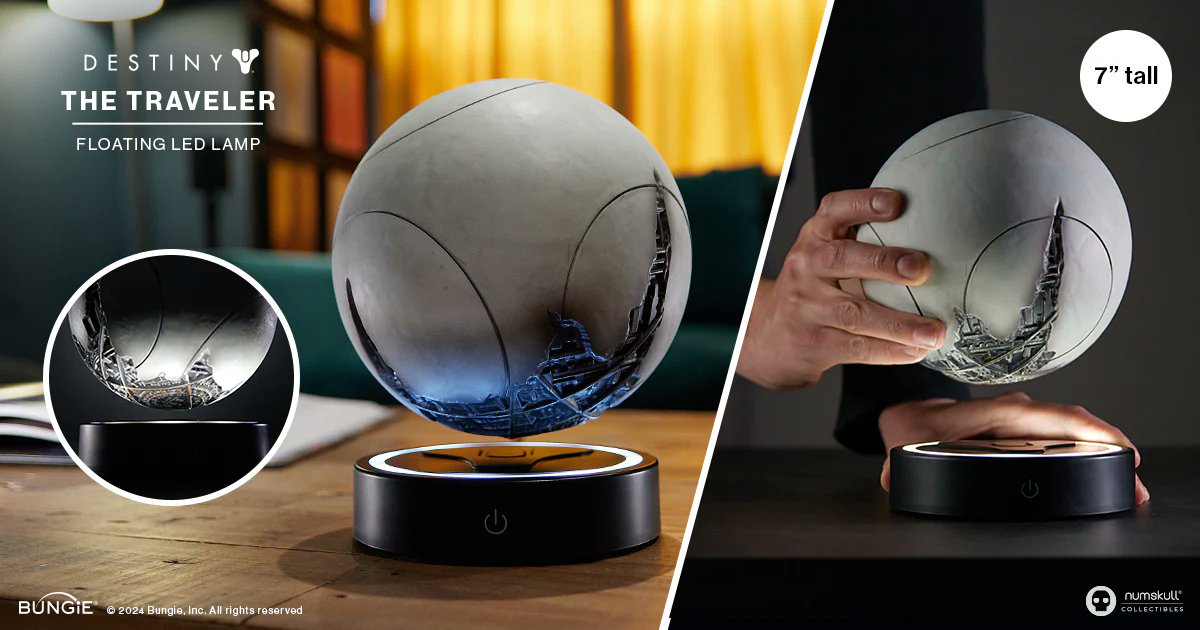 Destiny Bulletin (@destinybulletn) on Twitter photo NEW: Official Destiny Floating Traveler LED Lamp by <a href="/NumskullDesigns/">Numskull Designs</a>. 🔥
Pre-orders opening soon. NEW: Official Destiny Floating Traveler LED Lamp by <a href="/NumskullDesigns/">Numskull Designs</a>. 🔥
Pre-orders opening soon.