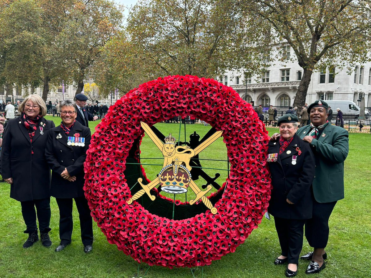 Strong representation of the WRAC at the Field of Remembrance today. Proud to meet the Duchess of Gloucester and remember those who have gone before.