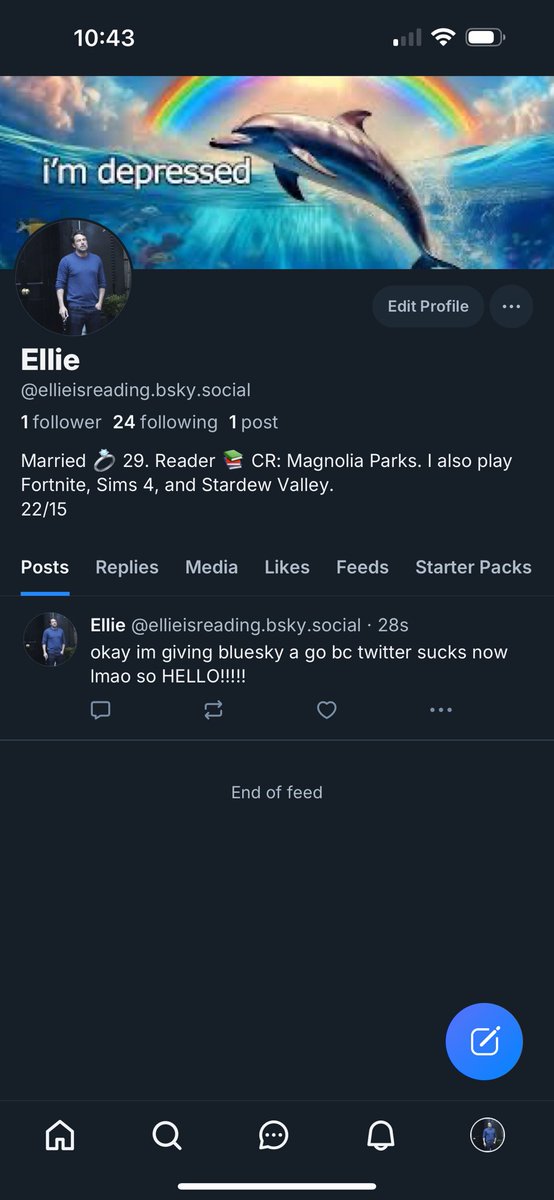 Ellie is on 💙☁️ tweet media
