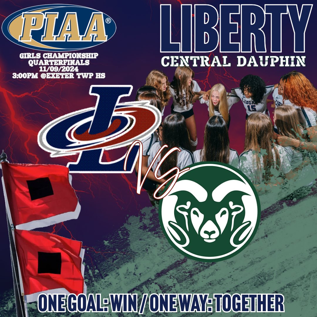 State Quarterfinals match against Central Dauphin 3pm @ Exeter TWP HS!! We would love it if you can make it out and bring that energy you have brought all postseason!! Tickets can be purchased using this link: piaa.org/sports/tickets…