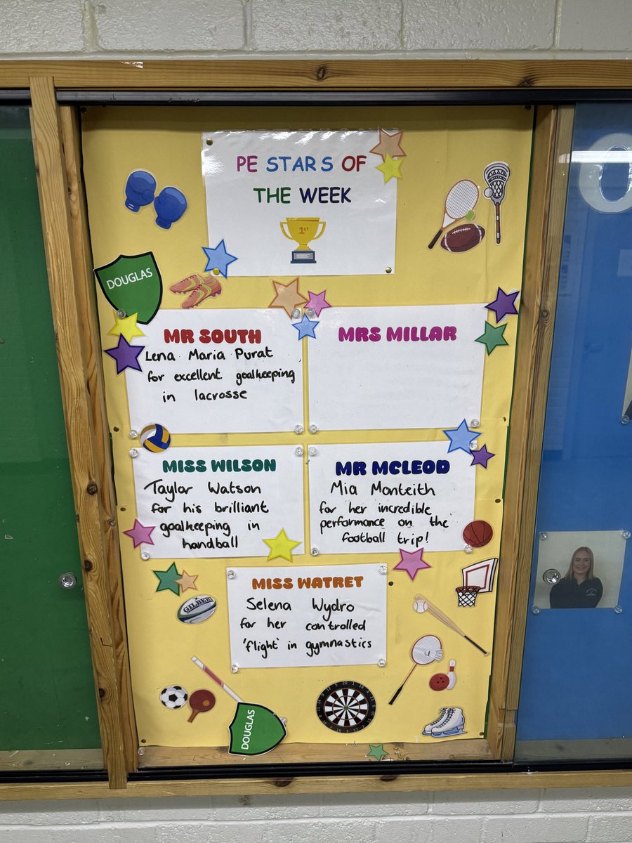 ⭐️First post of our new and improved PE Star of the Week board! 

Amazing work from all the young people who received Star of the Week this week⭐️
