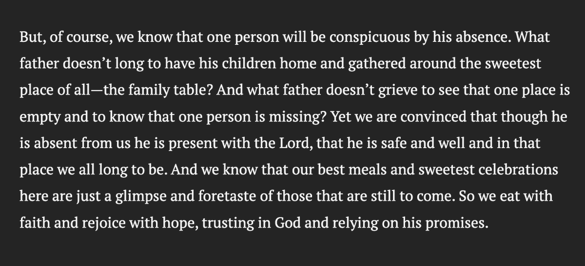 between2worlds's tweet photo. Tim Challies, writing four years after the death of his son:

https://t.co/Izw5QSylKZ https://t.co/M03pZltR9f