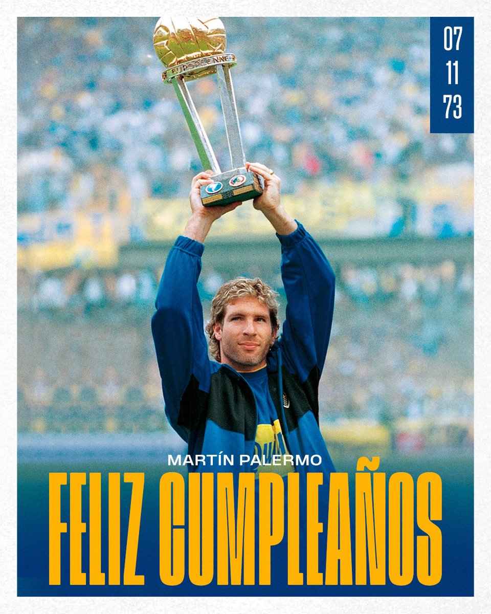 ¡Feliz cumpleaños, Titán! 🎂💙💛💙