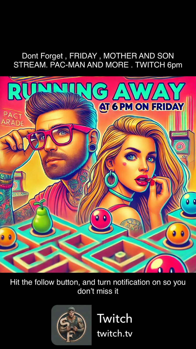 Str33tFr33k's tweet photo. TOMORROW 6PM … STR33TFR33K on Twitch . ARCADE NIGHT WIRH MOMMA DUKES ! TUNE IN @RetweetOnTwitch @Free_ArcadeGame #twitchgaming #funstream #gamenight #family https://t.co/ZpdIawbvgL