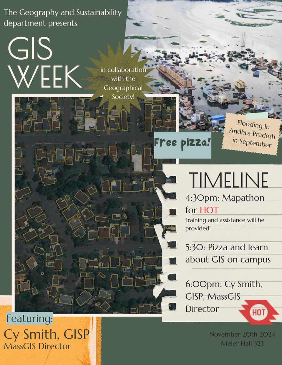 Our director is presenting at <a href="/SalemState/">Salem State</a>  on GIS Day. #GISDay