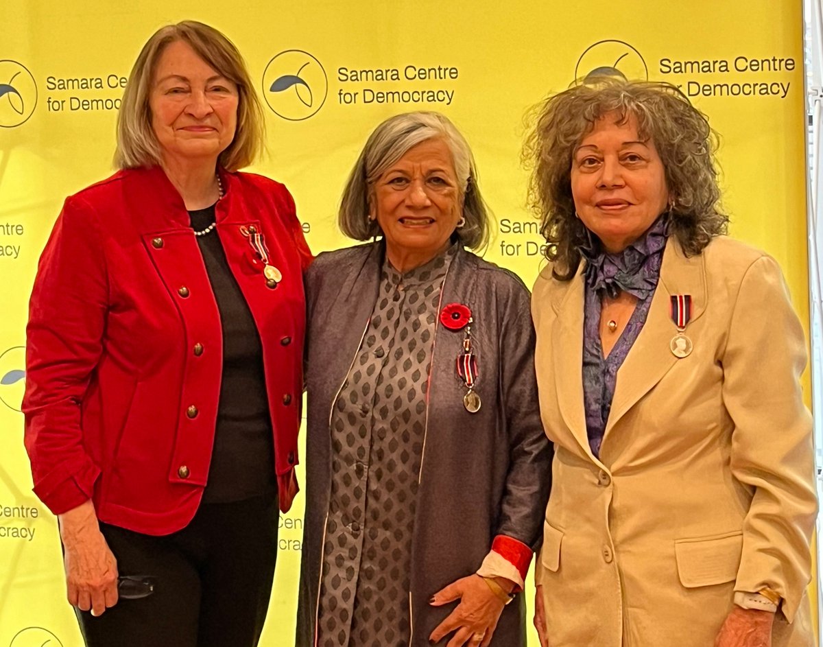 Bhayana Family Foundation (@bhayanaawards) on Twitter photo I was proud to receive the King Charles III Coronation Award, given to individuals who have made significant contributions to Canada. Thank you Hon. Senators Ratna Omidvar and Donna Dasko for this honour!
cc: <a href="/ratnaomi/">Senator Ratna Omidvar</a> <a href="/DonnaDasko/">Sen.Donna Dasko</a> I was proud to receive the King Charles III Coronation Award, given to individuals who have made significant contributions to Canada. Thank you Hon. Senators Ratna Omidvar and Donna Dasko for this honour!
cc: <a href="/ratnaomi/">Senator Ratna Omidvar</a> <a href="/DonnaDasko/">Sen.Donna Dasko</a>