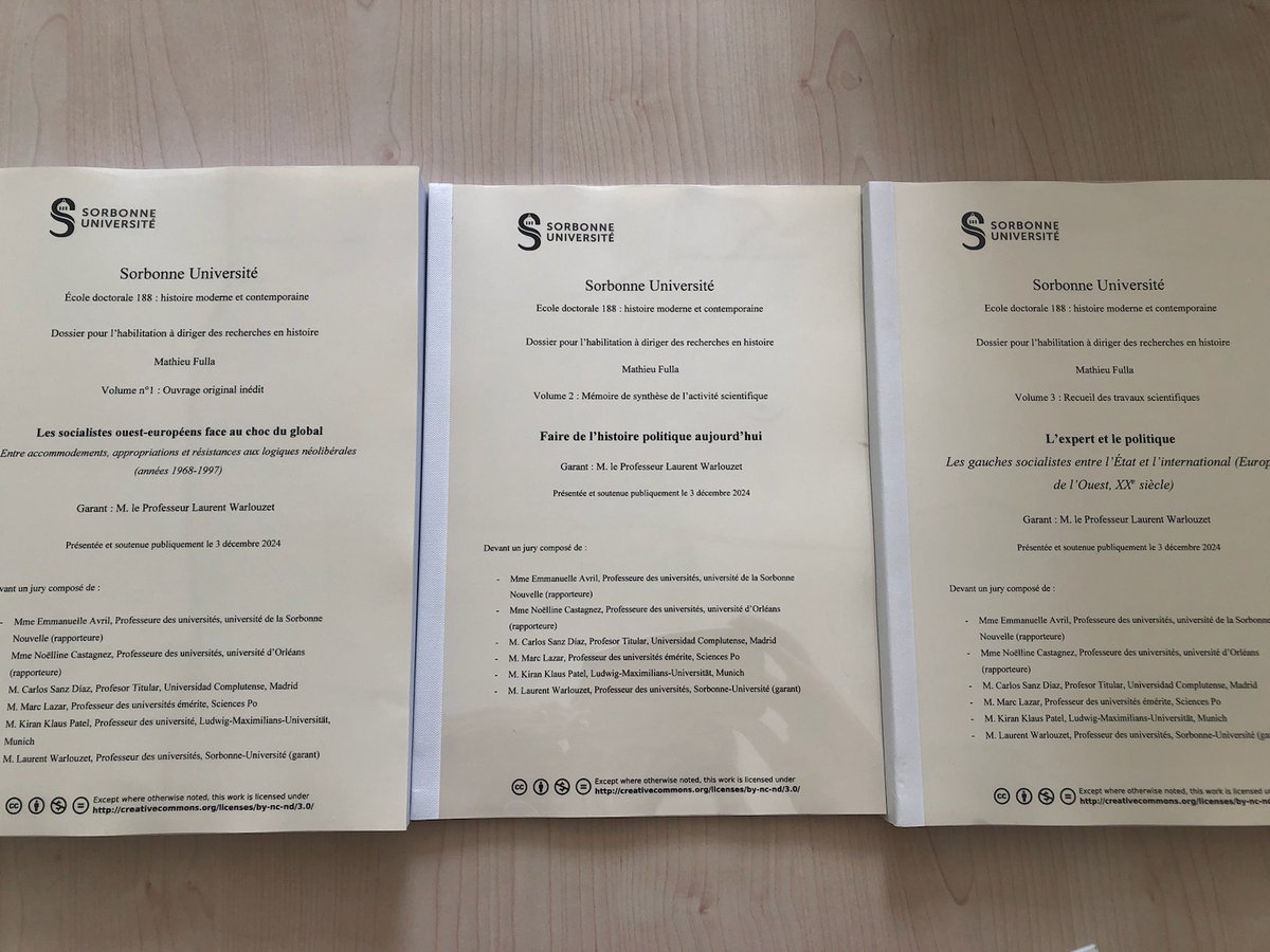 Mathieu Fulla (@mathieufulla) on Twitter photo Heureux d'annoncer la soutenance de mon Hdr le 3 décembre à 9h à <a href="/LettresSorbonne/">Faculté des Lettres Sorbonne Université</a>. Tous mes remerciements à mon garant <a href="/LaurentWARL/">Laurent Warlouzet</a> pour son soutien tout au long de l'élaboration du dossier qui réfléchit au rapport des socialismes ouest-européens à l'international et à l'Etat. Heureux d'annoncer la soutenance de mon Hdr le 3 décembre à 9h à <a href="/LettresSorbonne/">Faculté des Lettres Sorbonne Université</a>. Tous mes remerciements à mon garant <a href="/LaurentWARL/">Laurent Warlouzet</a> pour son soutien tout au long de l'élaboration du dossier qui réfléchit au rapport des socialismes ouest-européens à l'international et à l'Etat.
