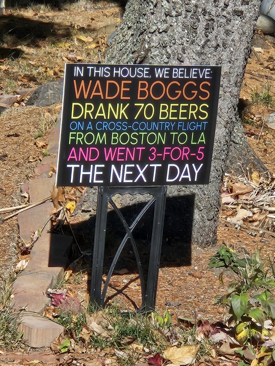 Political signs are out, anything <a href="/ChickenMan3010/">Wade Boggs</a> is back in