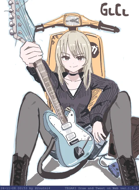 Blues Drive Monster #GirlsBandCry #tegaki_dt 