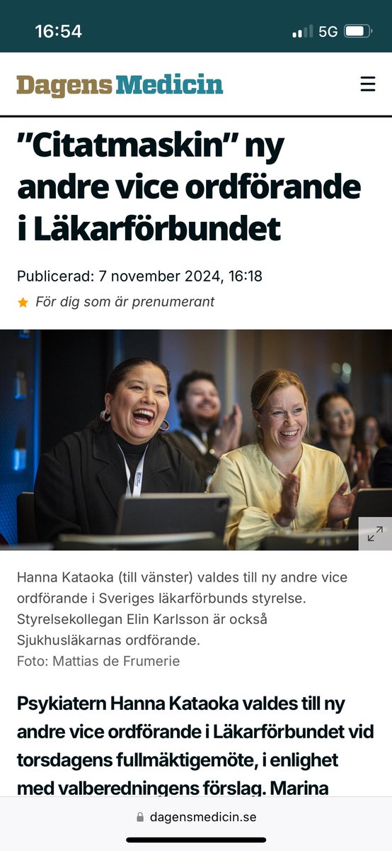 Stolt kompis och kollega till stjärnan <a href="/KataokaHanna/">Hanna Kataoka</a> 🥂✨