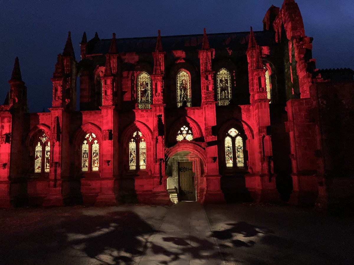 We’re supporting the <a href="/poppyscotland/">Poppyscotland</a> campaign and lighting the Chapel in red for Remembrance #LightUpRed2024 #ScottishPoppyAppeal