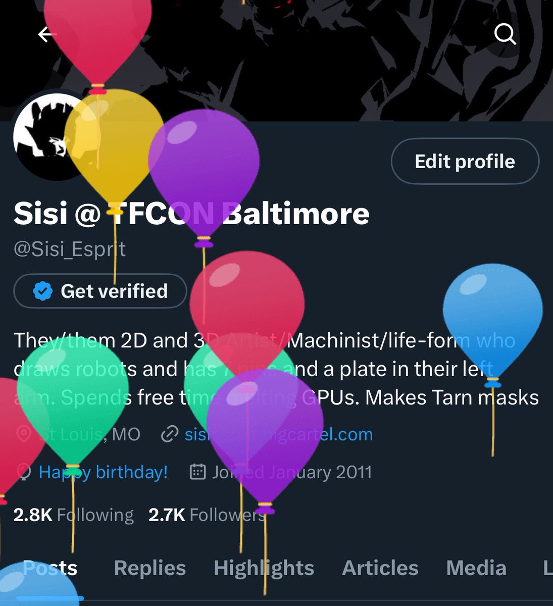 Sisi @ working on mask comms 💜 tweet media