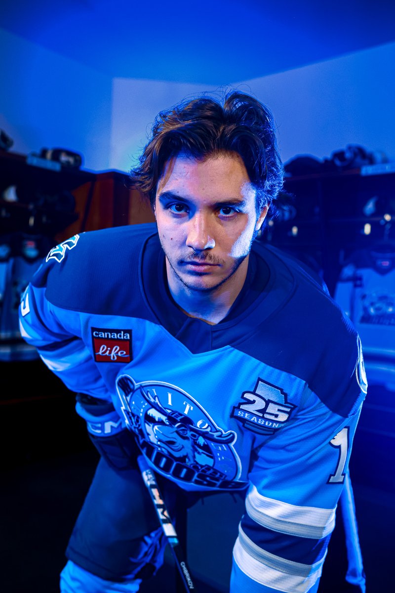 ManitobaMoose's tweet photo. Introducing our 25th Season Celebration Jersey 😀🫎

See these worn in-game four times throughout the 2024-25 season, debuting at the 25th Season Game on Sat, Nov. 23.

Details ℹ️ https://t.co/2VA52XBzoK
Tickets 🎟️ https://t.co/kl9Cw1D2fD https://t.co/h8d50TXZ7Z