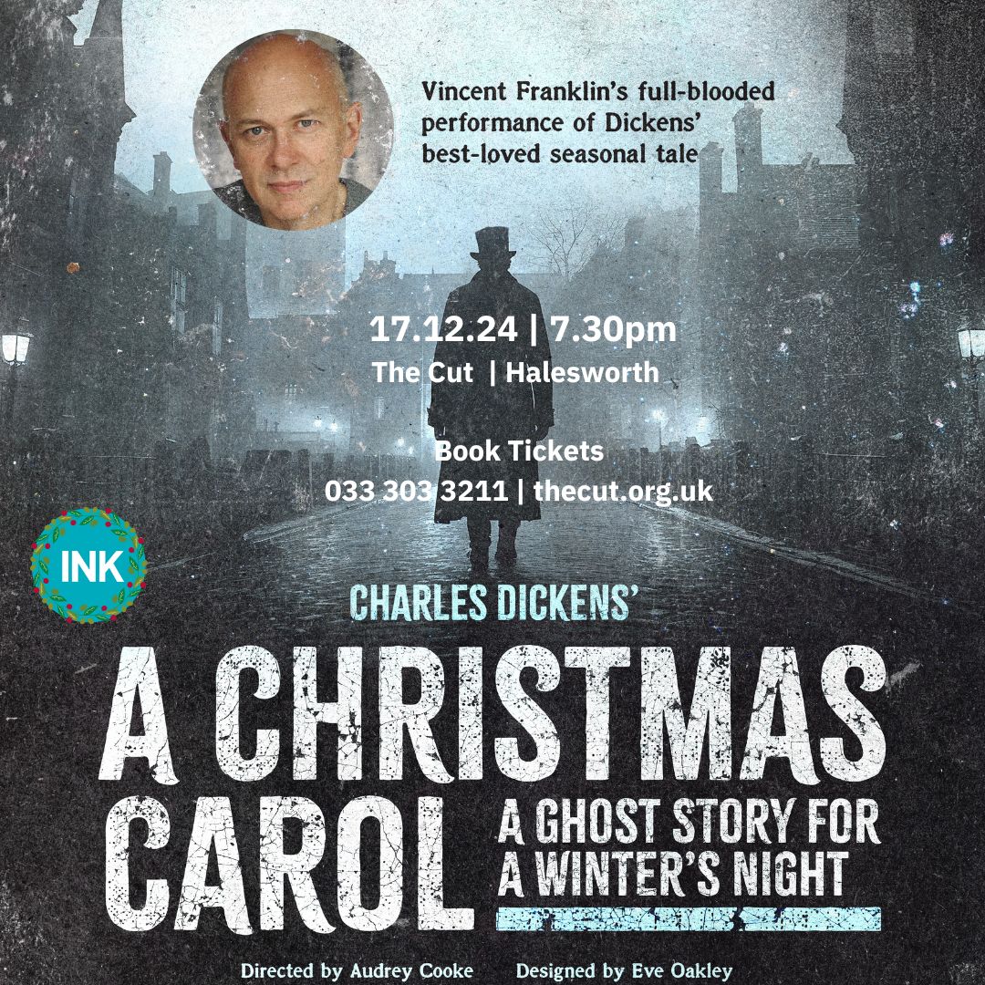 This December at The Cut in Halesworth, the talented #VincentFranklin will be bringing a whole cast of characters to life in A Christmas Carol! If you could step into one of the roles, who would it be?  Ebenezer Scrooge? Bob Cratchit? or The Ghost of Christmas Present?