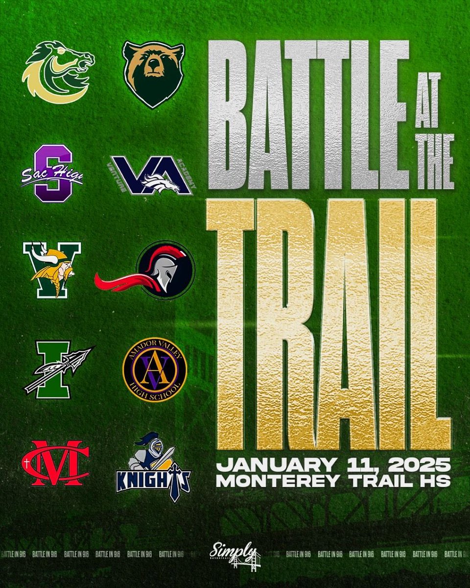 10 teams all ready to bring the heat to the 916 in our first Battle at the Trail
Presented by Simply! Mark your calendars and stay tuned – game schedule drops soon 

<a href="/simplyy_bball/">SIMPLY BASKETBALL</a> <a href="/ABCJAMPro/">ABC JAM Productions</a> <a href="/SacBee_JoeD/">Joe Davidson</a> <a href="/PrepHoopsNorCal/">Prep Hoops Nor-Cal</a> <a href="/westcoastpreps_/">West Coast Preps</a> <a href="/PremierPrepsNMP/">Nick Pecoraro</a> <a href="/EGCSports/">Elk Grove Citizen</a> <a href="/NorCalPreps/">NorCalPreps.com</a>