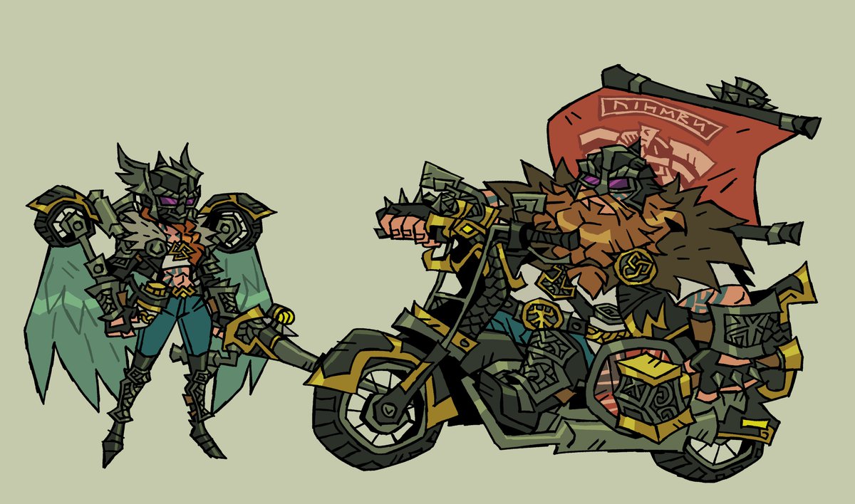 「bikeyrie, viker 」|삶은레몬のイラスト
