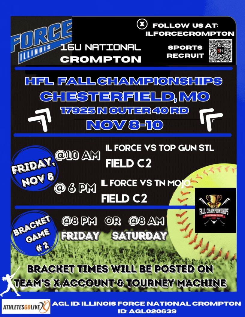 Final weekend of fall softball 🥎 and we’re going to close it out strong! Come catch some action this weekend in Chesterfield!