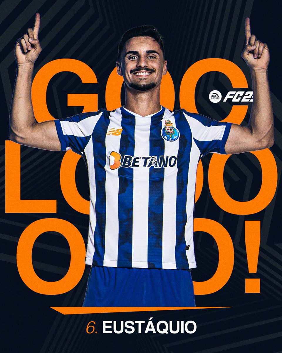 FCPorto's tweet photo. ⚽66' 𝙂𝙊𝙇𝙊𝙊𝙊𝙊𝙊𝙊𝙊𝙊𝙊! É de EUSTÁQUIO!
🔵⚪ SS Lazio 1-1 FC Porto
#SSLFCP #UEL https://t.co/7R5leTN3j9