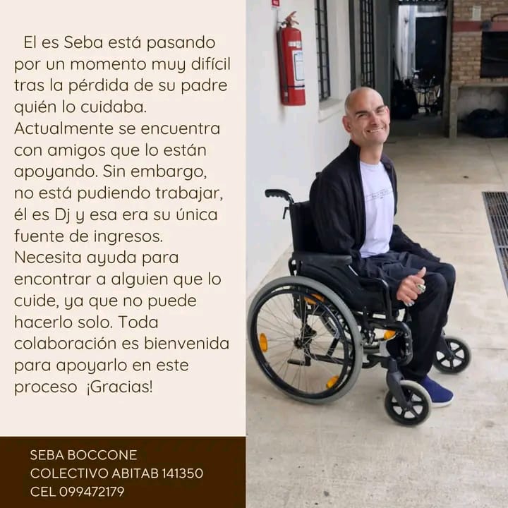 Seba (DJ Seba) está pasando por un mal momento y está necesitando ayuda.
Se agradece que difundan el mensaje o la imagen en sus redes sociales para llegar a la mayor cantidad de gente que pueda colaborar y ayudarlo.
Gracias 🙏