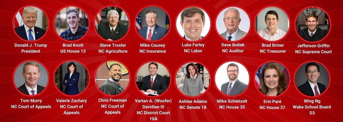 TriangleYR's tweet image. Congratulations to all of the Republicans who won their elections! We are so thankful for strong leaders to oversee our state and country! 🇺🇸