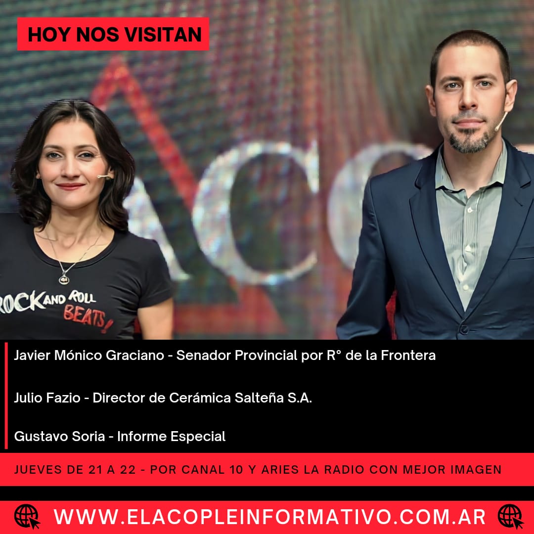 🎯#Salta #Gestión #Política #NorteGrande

📢 #Hoy <a href="/nnatnieto/">Natalia Nieto</a> y <a href="/diegoaferreyra/">Diego Ferreyra</a>, reciben al senador provincial por Rosario de la Frontera <a href="/javiermonico1/">javier monico</a> y al dirigente industrial de <a href="/UISalta/">Union Industrial de Salta</a>, <a href="/JulioFazio/">Julio Fazio</a> 

ℹ️ También, el info del periodista @<a href="/Gustavo_mes/">Gustavo MES</a>