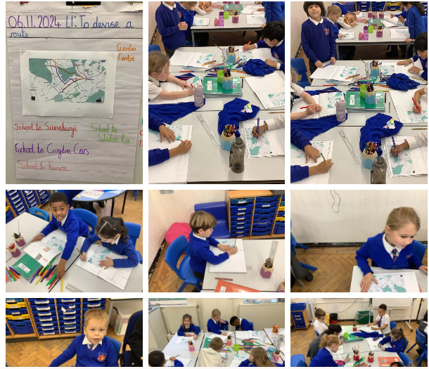 SelsdonPrimary's tweet photo. This week, year 2 have been creating Onomatopoeia for their literacy unit. The story they are focusing on is ‘We’re going on a lion hunt!
In maths, they have been focusing on division. 
In Geography, they studied a map of our local area, they had to plot and find different routes https://t.co/ctY7BALMnb