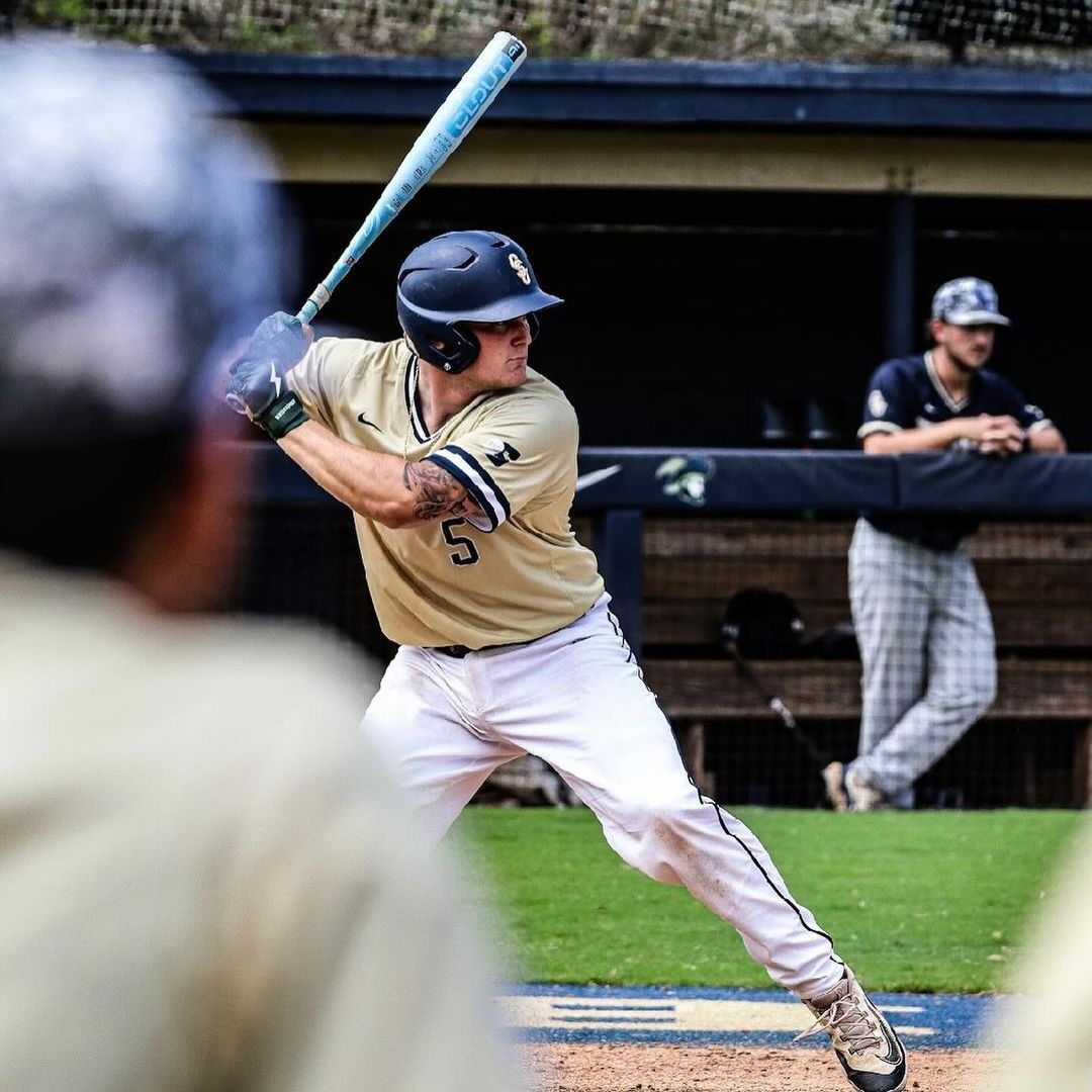 D1Baseball (@d1baseball) on Twitter photo After redshirting last spring with <a href="/CSU_BucBaseball/">Charleston Southern Baseball</a>, <a href="/mreising2023/">Mason Reising</a> looked the part of a lineup centerpiece against Coastal Carolina.
The catcher batted cleanup and hit an opposite-field homer on a down-and-away fastball.
<a href="/KinaTraxInc/">KinaTrax</a> Fall Notebook ๐ buff.ly/4fzMEoo After redshirting last spring with <a href="/CSU_BucBaseball/">Charleston Southern Baseball</a>, <a href="/mreising2023/">Mason Reising</a> looked the part of a lineup centerpiece against Coastal Carolina.
The catcher batted cleanup and hit an opposite-field homer on a down-and-away fastball.
<a href="/KinaTraxInc/">KinaTrax</a> Fall Notebook ๐ buff.ly/4fzMEoo