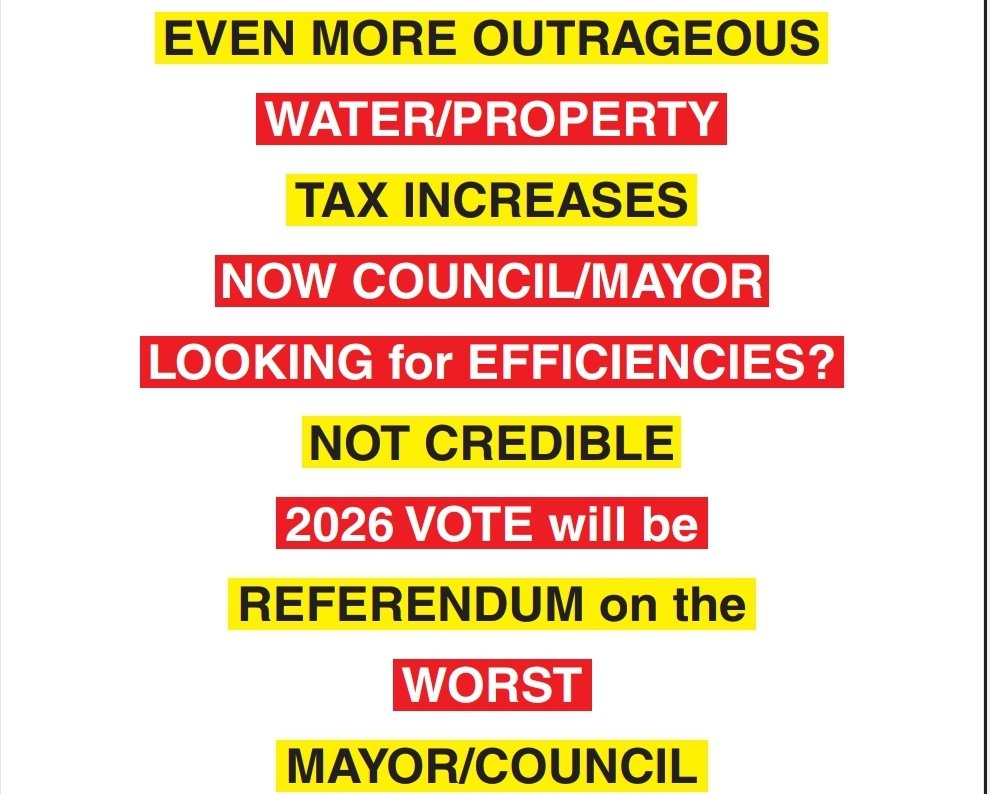 ConcernHamilton's tweet image. We solved the crisis! Taxes Taxes &amp;amp; more #Taxes our solution to everything. #taxes #watertax #propertytax #raintax #vacancytax #hamiltonnews #hamont #cityofhamilton #hamon #hamiltontalks #ontpoli #whoisthecrisis  City has no true plans to solve anything, just tax you!!!