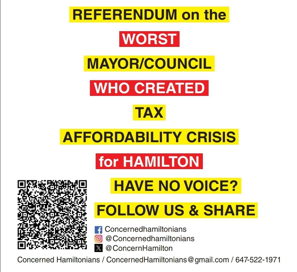 ConcernHamilton's tweet image. We solved the crisis! Taxes Taxes &amp;amp; more #Taxes our solution to everything. #taxes #watertax #propertytax #raintax #vacancytax #hamiltonnews #hamont #cityofhamilton #hamon #hamiltontalks #ontpoli #whoisthecrisis  City has no true plans to solve anything, just tax you!!!