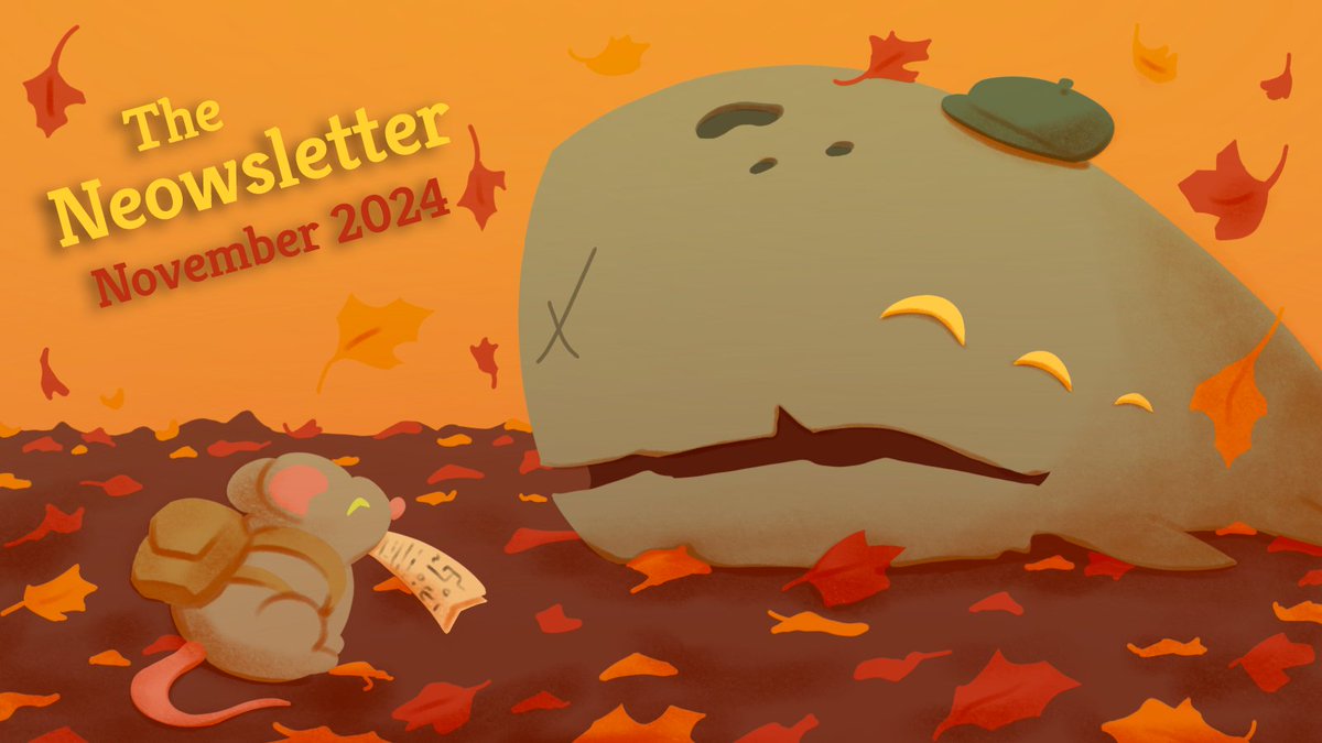 *autumnal whale noises* 🐋🍂

A new issue of the Neowsletter just dropped, featuring:

💡 Slay the Spire 2 quality of life &amp; UI changes!
😈 Another enemy teaser!
🧩 A new StS Connections puzzle!
🎃 Halloween community recap!

Read all about it in the link threaded below! ⬇️