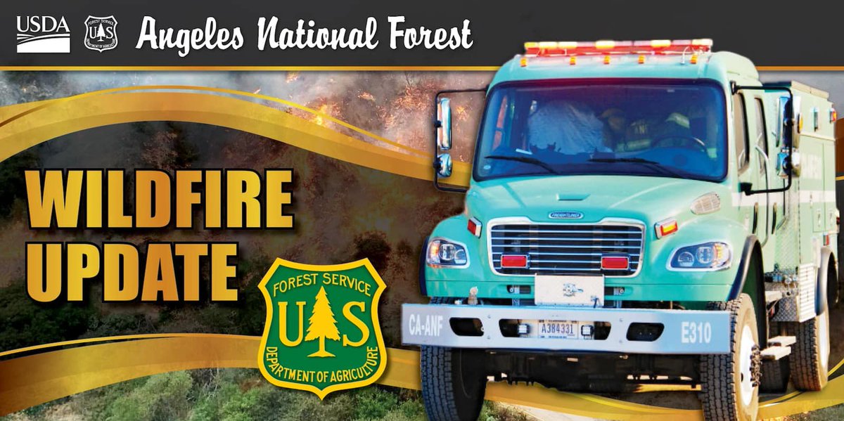 Angeles_NF's tweet photo. #FrenchmanFire 
The wildfire has increased to 50 acres. @Angeles_NF has dispatched more crews and resources to support along with @LACOFD.

Location: Frenchman Flat X Golden State HWY (Old HWY 99).
For more information, visit the forest InciWeb: https://t.co/Ilz5cbS5B6

@LACoFDPIO