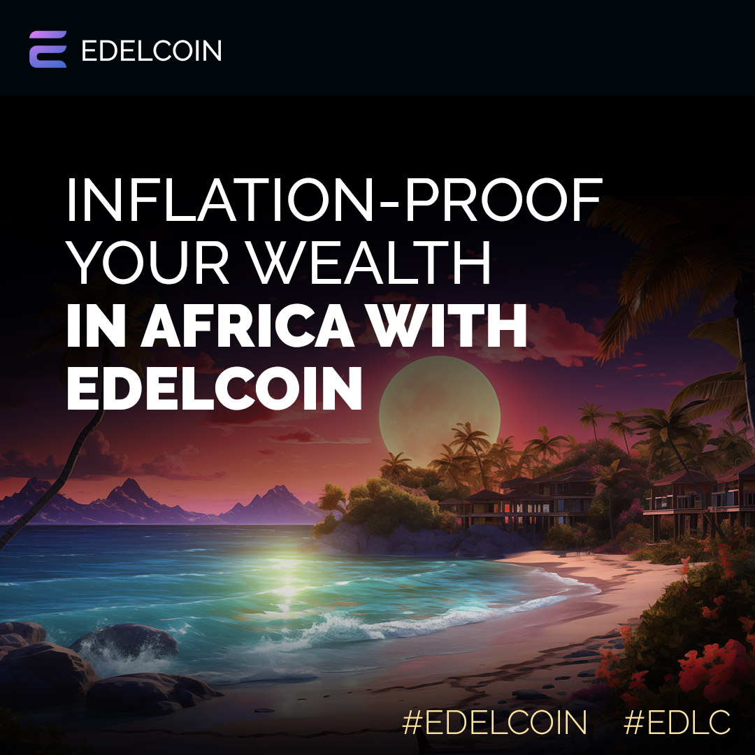 With rising inflation across African economies, #Edelcoin offers a stable, asset-backed solution to preserve value. Protect your wealth with low-fee, secure transactions. Learn more at Edelcoin.com #InflationHedge #Edelcoin #CryptoAfrica