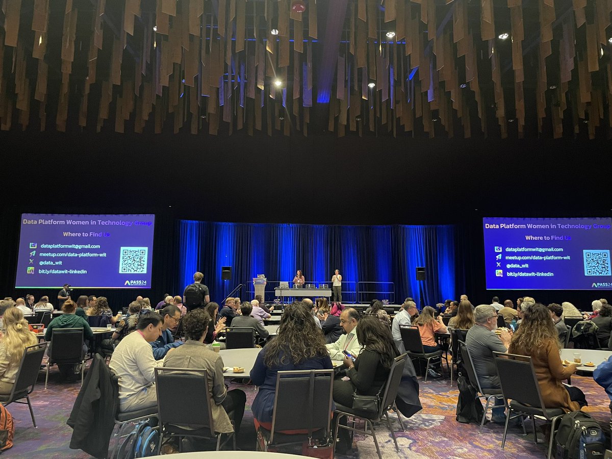 ReviewMyDB's tweet image. Lunch #DataWIT with @grrl_geek #PASSDataSummit