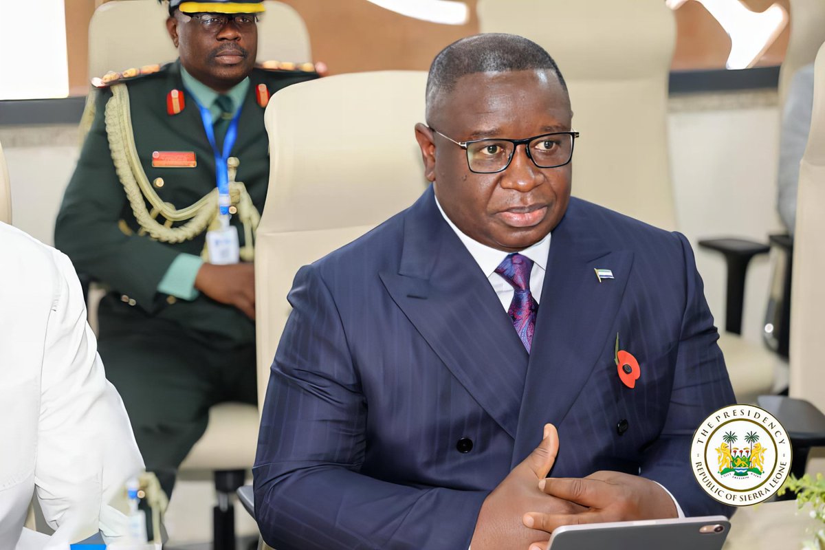 Julius Maada Bio tweet media