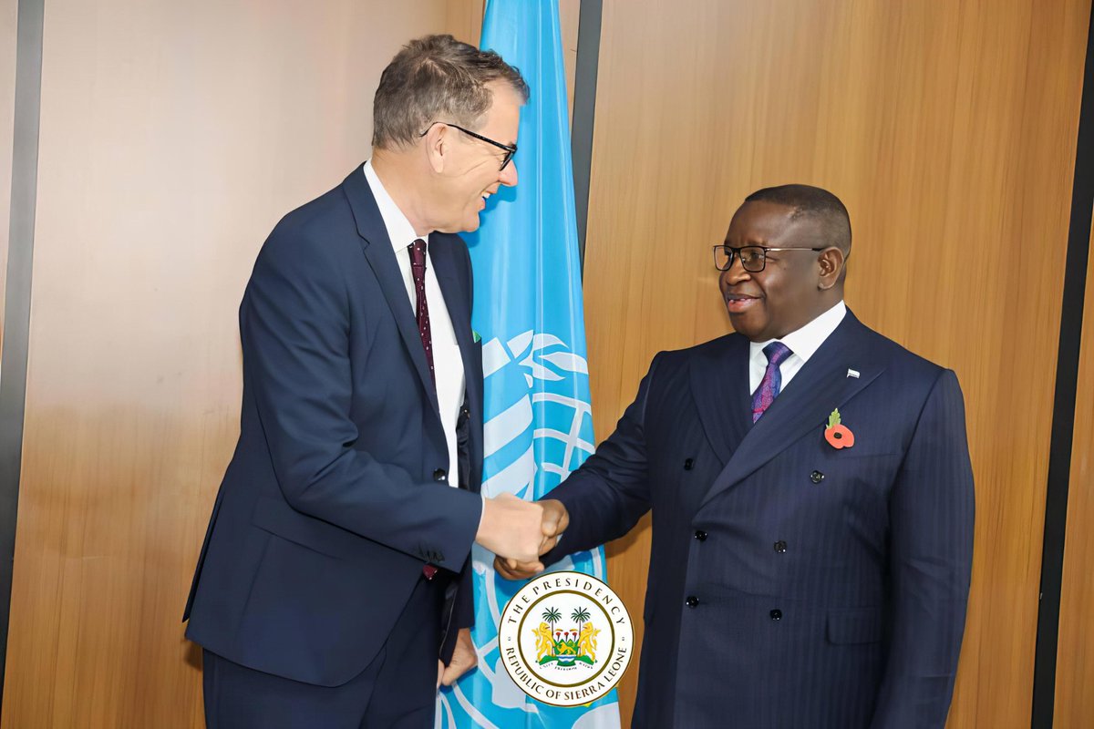 Julius Maada Bio tweet media