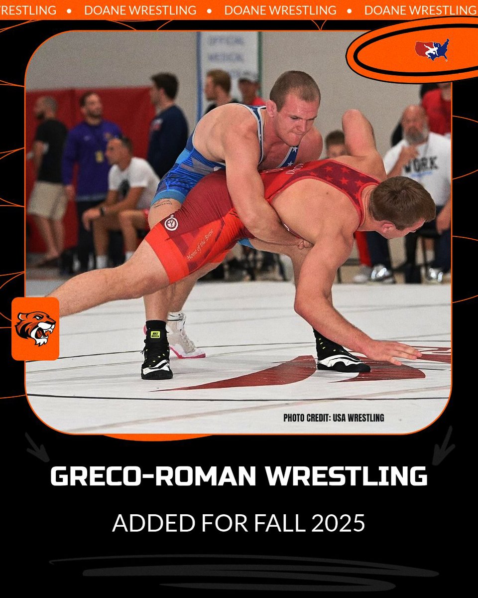 #GoDoane to add Greco-Roman Wrestling to athletics opportunities
🗒️ doane.prestosports.com/sports/mwrest/…