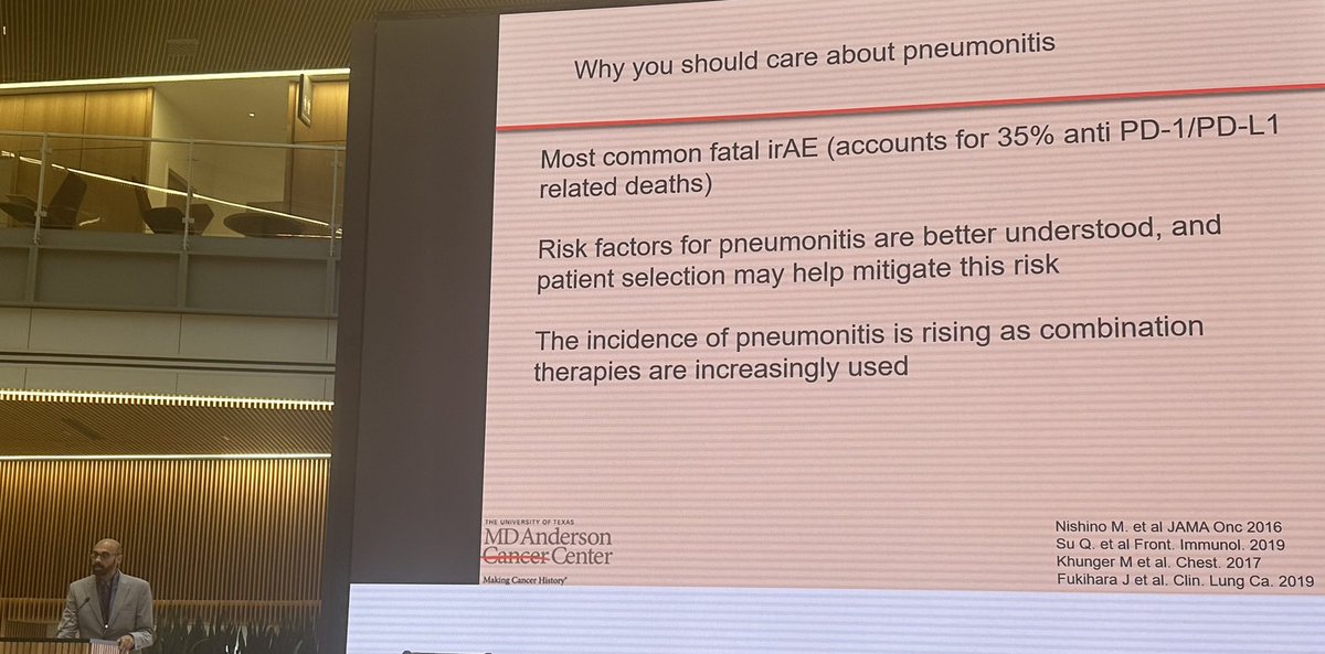 UT Pulmonary Critical Care Sleep (@mcgovernpulmcc) on Twitter photo Spotted #MDAPulmonary <a href="/ajaysheshadri/">Ajay Sheshadri</a> presenting at #IOTOX <a href="/MDAndersonNews/">MD Anderson Cancer Center</a>
Dr Sheshadri is 🌟 research mentor and has published with many of #MedEd #PCCM
🥹 😇 to have him as one of our core clinical faculty Spotted #MDAPulmonary <a href="/ajaysheshadri/">Ajay Sheshadri</a> presenting at #IOTOX <a href="/MDAndersonNews/">MD Anderson Cancer Center</a>
Dr Sheshadri is 🌟 research mentor and has published with many of #MedEd #PCCM
🥹 😇 to have him as one of our core clinical faculty