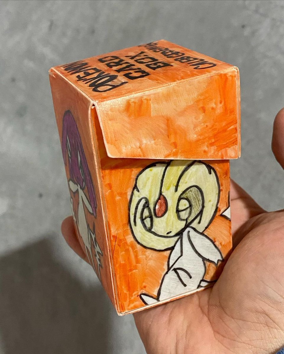 Unbelievable find! My buddy from California messaged me today out of the blue - his friend stumbled upon this discarded, old, hand-drawn Pokemon deck box. I hadn't seen this in ~12 years, and somehow, it showed up halfway across the country. Such a small world! 🪄✨