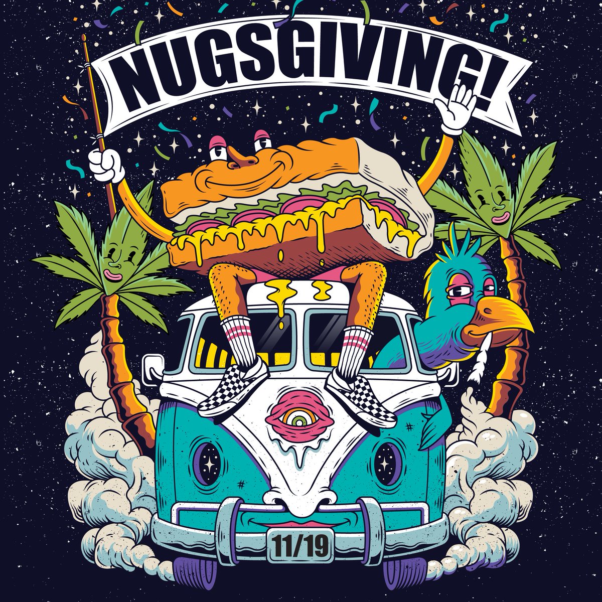 It's officially the season of giving! On 11/19, we're slingin' FREE 4" Nugs from 4:20 p.m. to 10 p.m. 👀🛖🌴 This offer only lasts for the day, so don't miss out! 🥖🔥 In-shop only, no delivery. At participating locations. For more information, check out: CHEBAHUT.COM/PROMOTIONS