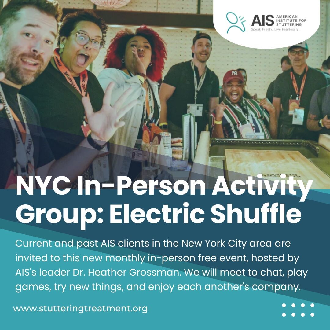 StutteringTx's tweet image. This month, we will be playing tabletop shuffleboard at Electric Shuffle! No experience is required to have a great time.

UPDATE: This event is now full; to join the waiting list email Dr. Grossman or your AIS therapist!

#AIS #AISevents #ElectricShuffle #AISactivity
