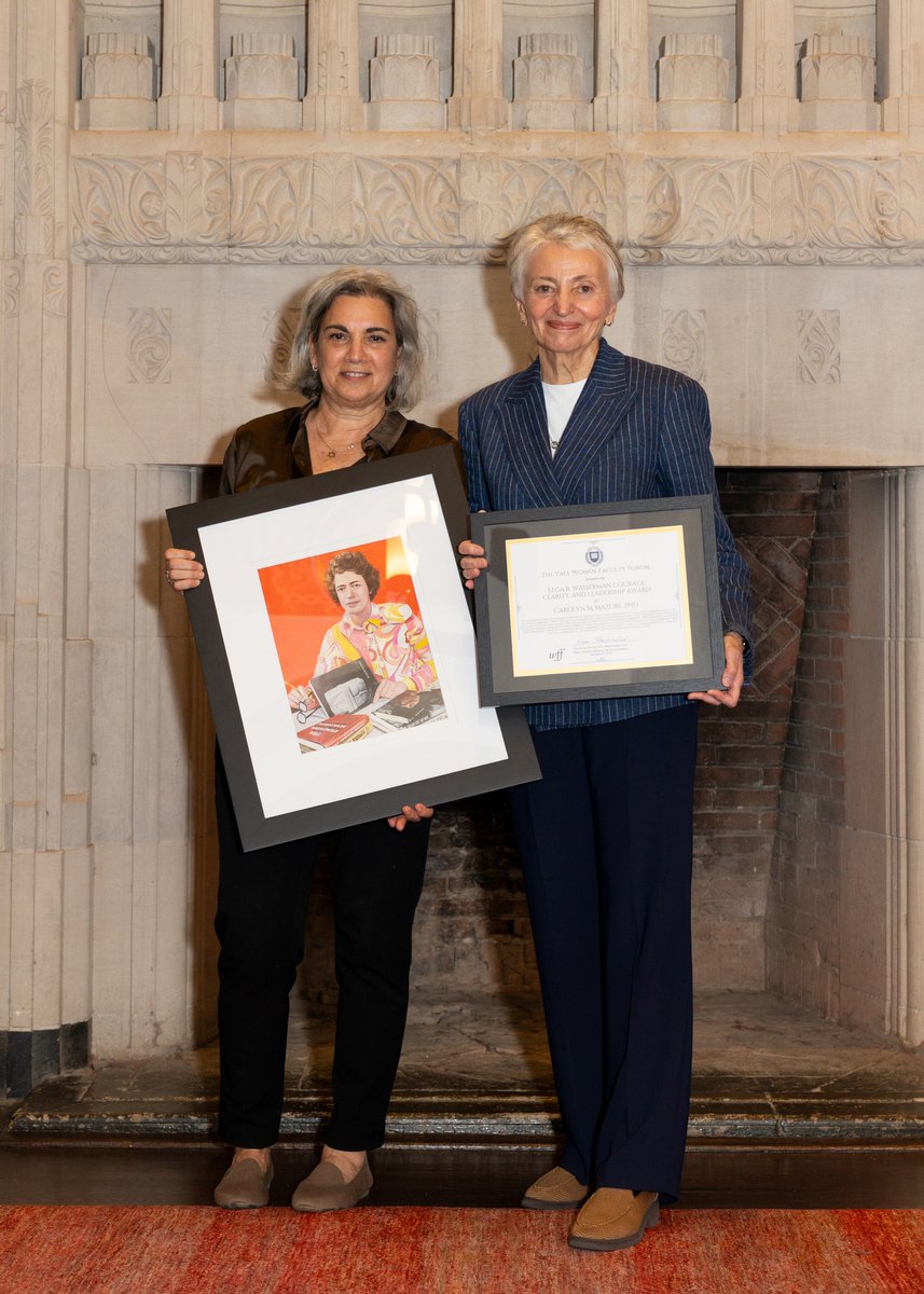 Women's Health Research at Yale (@whryale) on Twitter photo This fall, Dr. Carolyn Mazure became the fourth recipient of the Elga R. Wasserman Courage, Clarity and Leadership Award, presented by <a href="/Yale/">Yale University</a>’s Women Faculty Forum. 🎉Click below to read more about the powerful celebration+ the event photo gallery! medicine.yale.edu/whr/news-artic… This fall, Dr. Carolyn Mazure became the fourth recipient of the Elga R. Wasserman Courage, Clarity and Leadership Award, presented by <a href="/Yale/">Yale University</a>’s Women Faculty Forum. 🎉Click below to read more about the powerful celebration+ the event photo gallery! medicine.yale.edu/whr/news-artic…