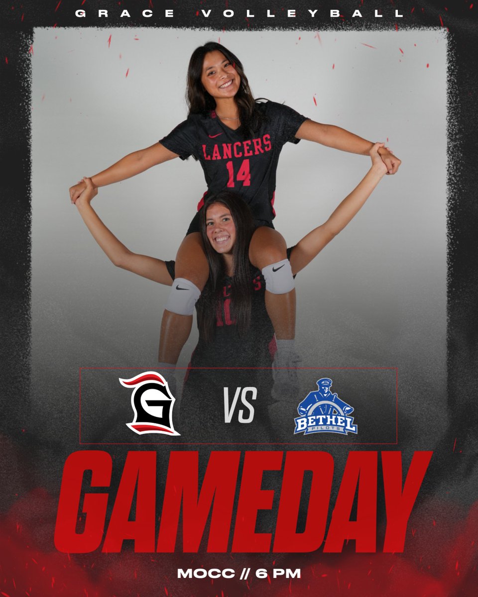 Grace Athletics (@gracelancers) on Twitter photo It's time for Postseason Volleyball!
<a href="/GCVB_Lancers/">Grace Volleyball</a> hosts Bethel at 6pm in the quarterfinals of the CL Tournament.
See you there, Lancer Nation!
πΊ - gclancers.com/sports/2020/8/β¦ It's time for Postseason Volleyball!
<a href="/GCVB_Lancers/">Grace Volleyball</a> hosts Bethel at 6pm in the quarterfinals of the CL Tournament.
See you there, Lancer Nation!
πΊ - gclancers.com/sports/2020/8/β¦