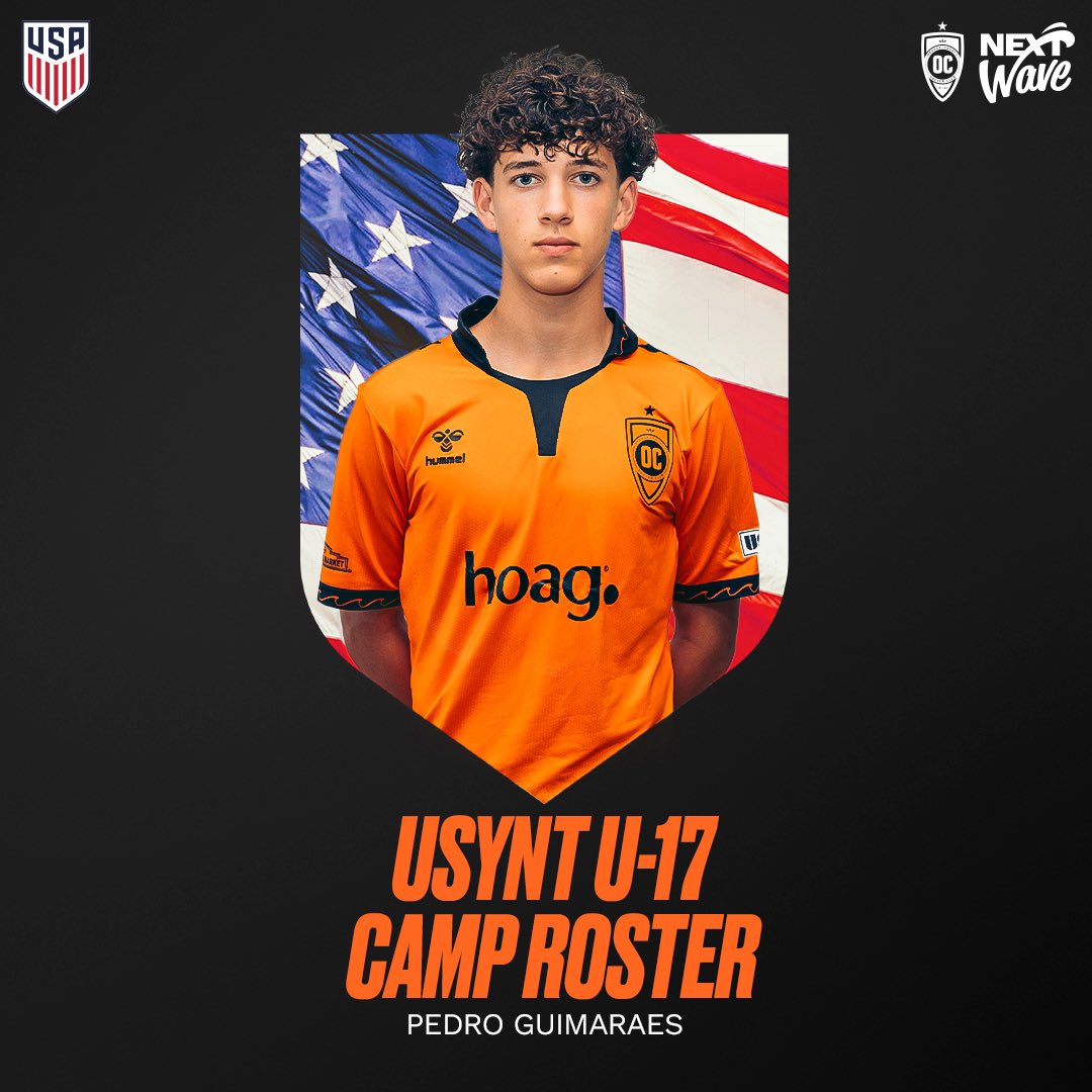 orangecountysc's tweet photo. Reporting for duty ๐บ๐ธ
Pedro Guimaraes has been selected to the #U17MYNT training camp roster in South Florida!
ย
#ForCounty | #ForCountry https://t.co/LQ2LfVmzdH