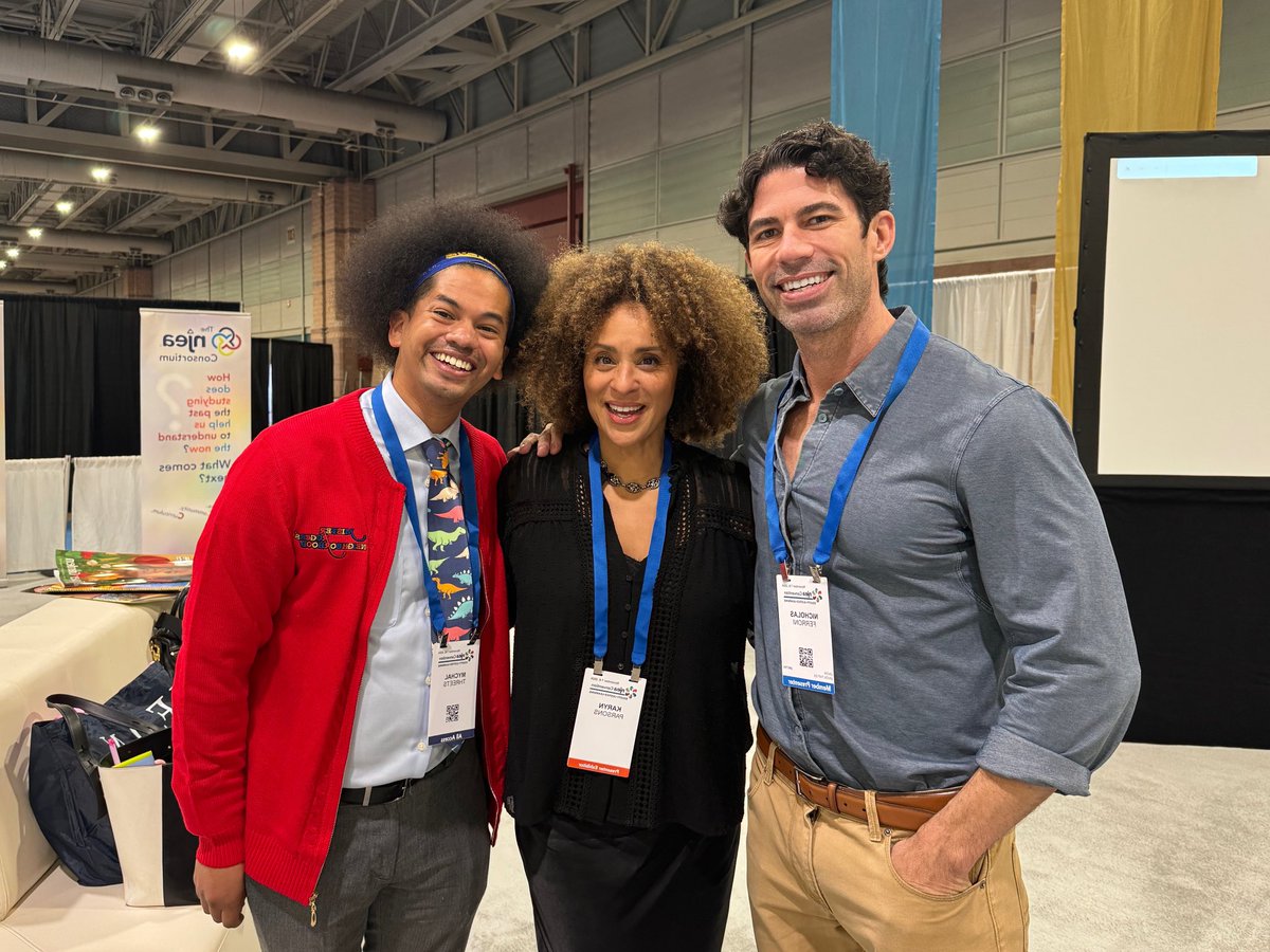 NicholasFerroni's tweet image. From Mychal inspiring the next generation of readers, to Karyn Parsons sharing the stories of underrepresented groups, and Larry Abrams ensuring that children and educators have the books they need— they are inspiring children and helping educators.🍎❤️ #njeaconvention #njea