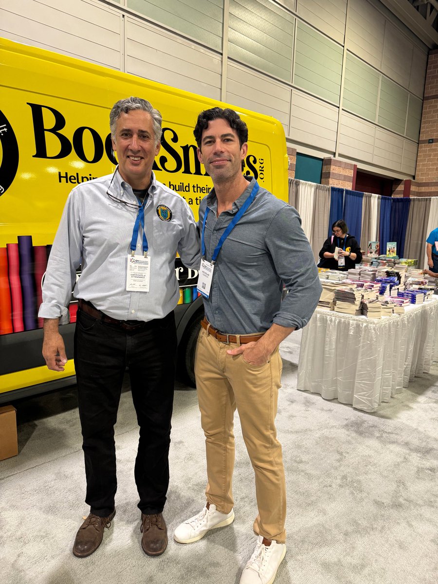 NicholasFerroni's tweet image. From Mychal inspiring the next generation of readers, to Karyn Parsons sharing the stories of underrepresented groups, and Larry Abrams ensuring that children and educators have the books they need— they are inspiring children and helping educators.🍎❤️ #njeaconvention #njea